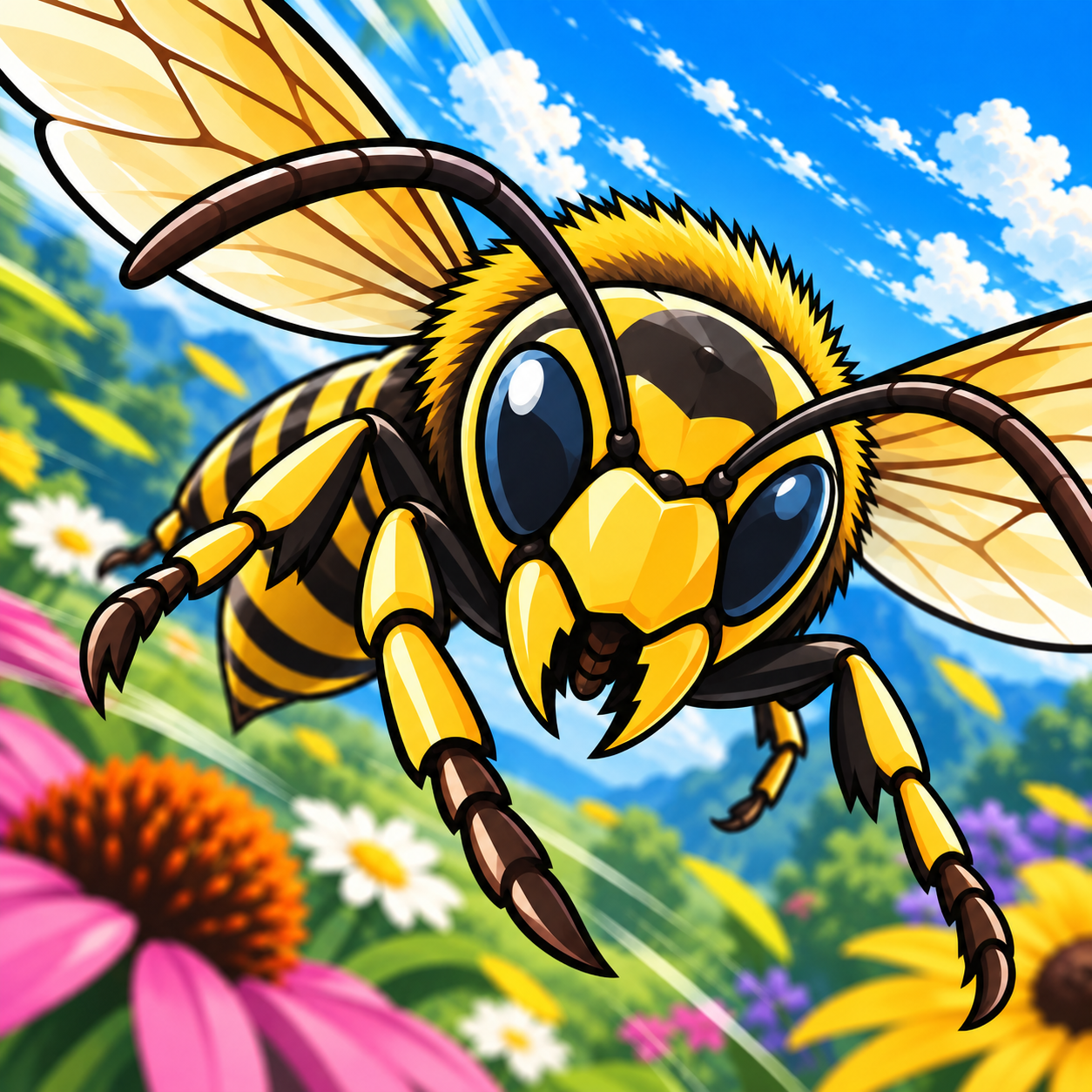 WildDex – illustrierte Hornisse